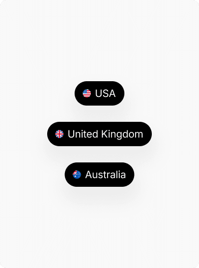 United States, United Kingdom, Australia