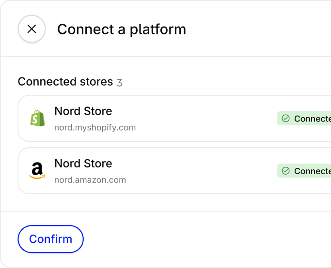 Connect a platform panel
